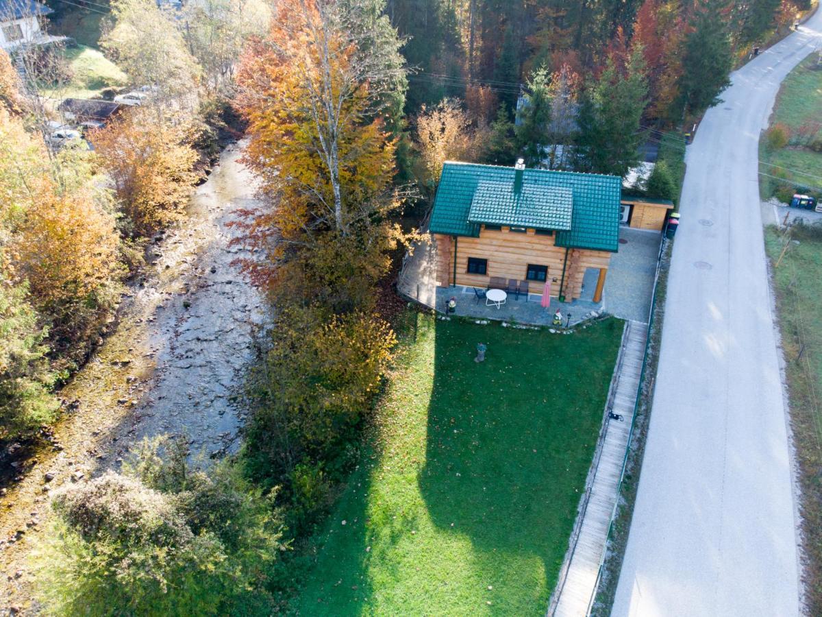 Ferienwohnungen Blockhaus - Zwergenhaeusl Grünau im Almtal Exterior foto